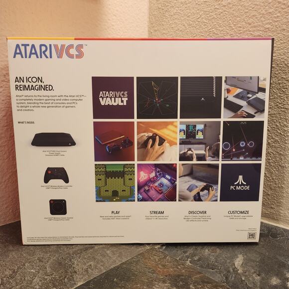 Atari VCS 800 Black Walnut Bundle Console 4K HDMI WiFi Joystick + Controller - Picture 5 of 16